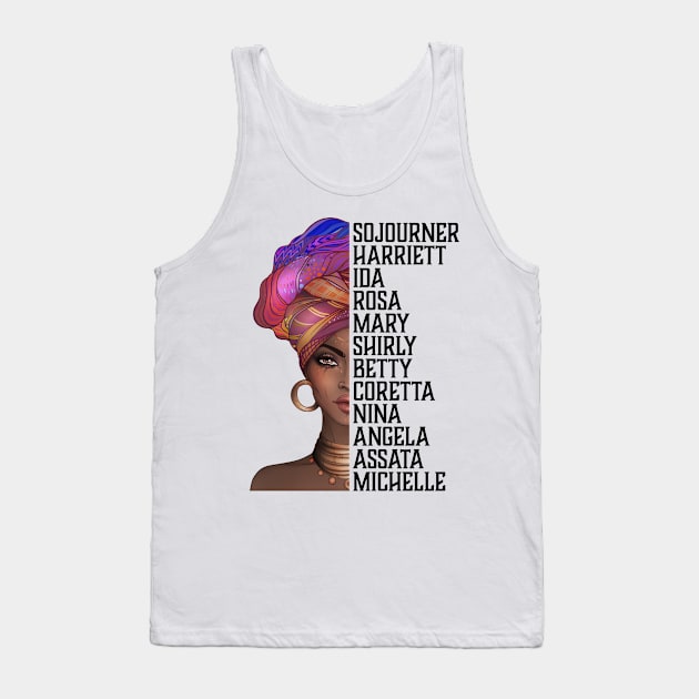 Celebrate Powerful Black Women Who Inspire, Black History, African American Tank Top by UrbanLifeApparel